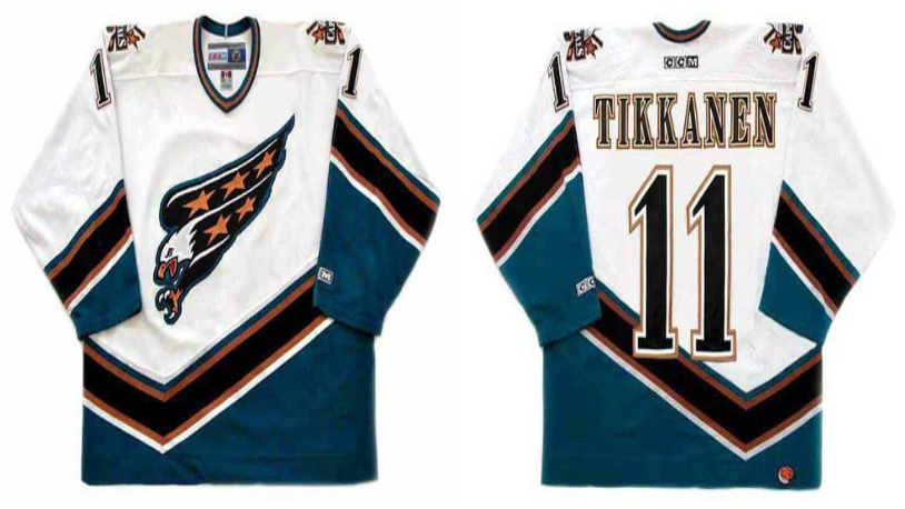 2019 Men Washington Capitals #11 Tikkanen white CCM NHL jerseys->washington capitals->NHL Jersey